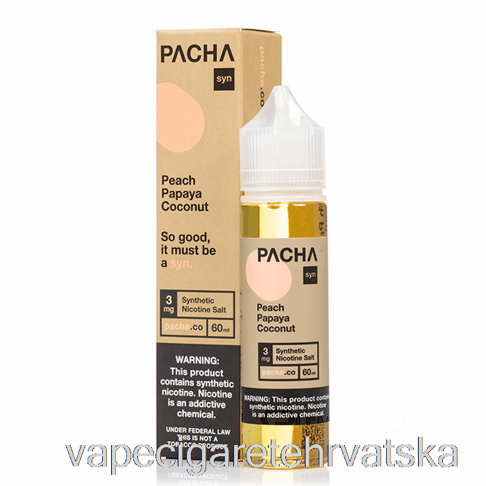 Vape Cigarete Breskva Papaja Kokos Krema - Pachamama - 60ml 0mg